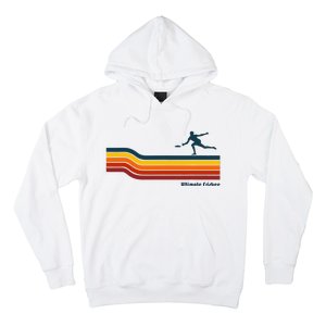 Ultimate Frisbee Retro Color Lines Hoodie