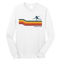 Ultimate Frisbee Retro Color Lines Long Sleeve Shirt