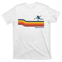 Ultimate Frisbee Retro Color Lines T-Shirt