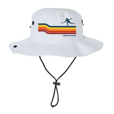 Ultimate Frisbee Retro Color Lines Bucket Hat