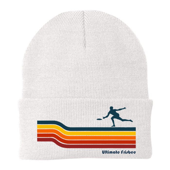 Ultimate Frisbee Retro Color Lines Beanie