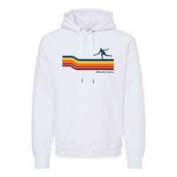 Ultimate Frisbee Retro Color Lines Premium Hoodie