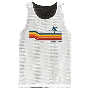 Ultimate Frisbee Retro Color Lines Mesh Reversible Basketball Jersey Tank