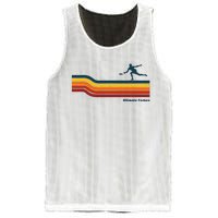 Ultimate Frisbee Retro Color Lines Mesh Reversible Basketball Jersey Tank