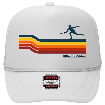 Ultimate Frisbee Retro Color Lines Trucker Hat