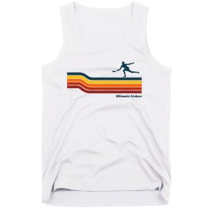 Ultimate Frisbee Retro Color Lines Tank Top