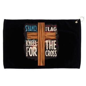 Usa Flag Religious Quote 4th Of July For Christian Faith Gift Grommeted Golf Towel