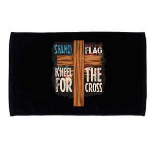 Usa Flag Religious Quote 4th Of July For Christian Faith Gift Microfiber Hand Towel