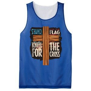 Usa Flag Religious Quote 4th Of July For Christian Faith Gift Mesh Reversible Basketball Jersey Tank