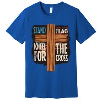 Usa Flag Religious Quote 4th Of July For Christian Faith Gift Premium T-Shirt