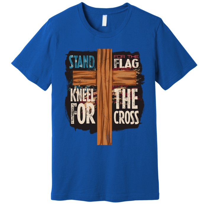 Usa Flag Religious Quote 4th Of July For Christian Faith Gift Premium T-Shirt