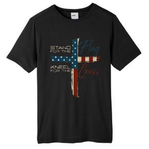 Usa Flag Religious Quote 4th Of July Christian Faith Tall Fusion ChromaSoft Performance T-Shirt