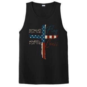 Usa Flag Religious Quote 4th Of July Christian Faith PosiCharge Competitor Tank