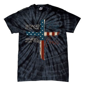 Usa Flag Religious Quote 4th Of July Christian Faith Tie-Dye T-Shirt