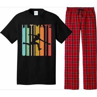 Ultimate Frisbee Retro Player Flying Disc Throwing Pajama Set