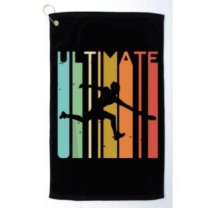 Ultimate Frisbee Retro Player Flying Disc Throwing Platinum Collection Golf Towel