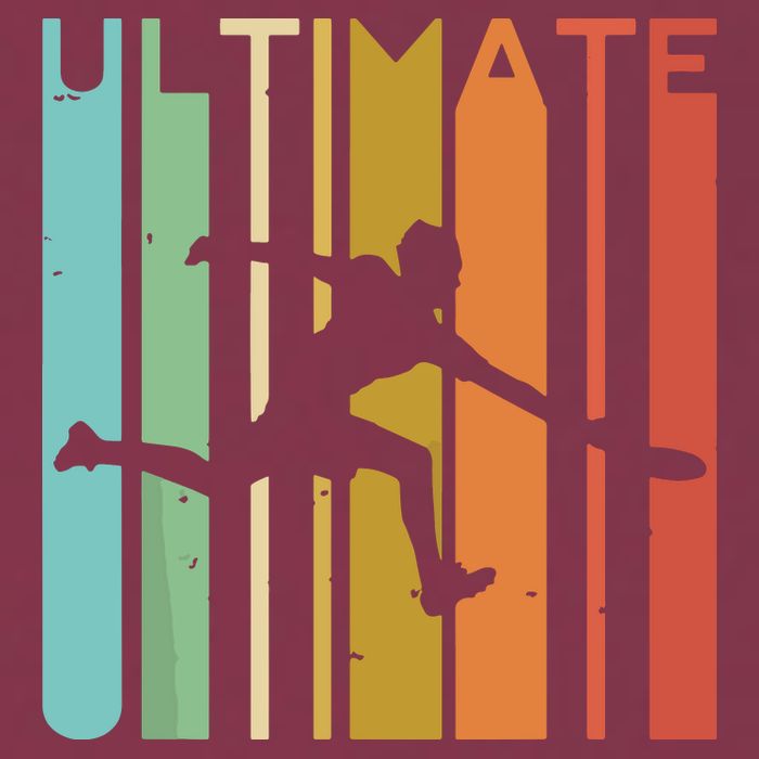 Ultimate Frisbee Retro Player Flying Disc Throwing 16oz Travel Tumbler