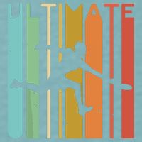 Ultimate Frisbee Retro Player Flying Disc Throwing Sueded Cloud Jersey T-Shirt
