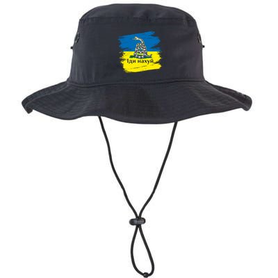 Ukrainian Flag Russian War Ship Go Fuck Yourself Bucket Hat