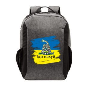 Ukrainian Flag Russian War Ship Go Fuck Yourself Vector Backpack