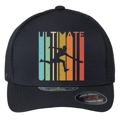 Ultimate Frisbee Retro Player Flying Disc College Cute Gift Flexfit Unipanel Trucker Cap