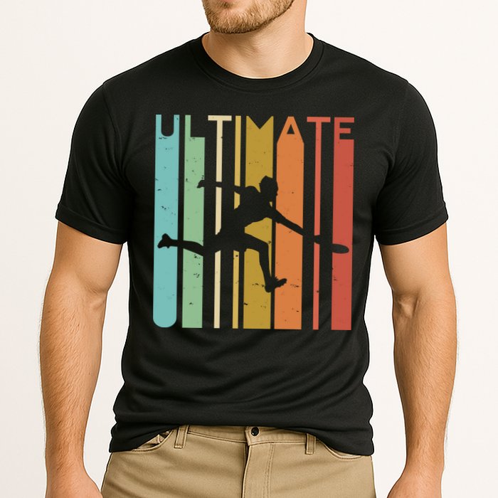 Ultimate Frisbee Retro Player Flying Disc College Cute Gift Cooling Performance Crew T-Shirt