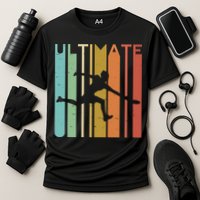 Ultimate Frisbee Retro Player Flying Disc College Cute Gift Cooling Performance Crew T-Shirt