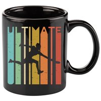 Ultimate Frisbee Retro Player Flying Disc College Cute Gift 11oz C Handle Ceramic Mug