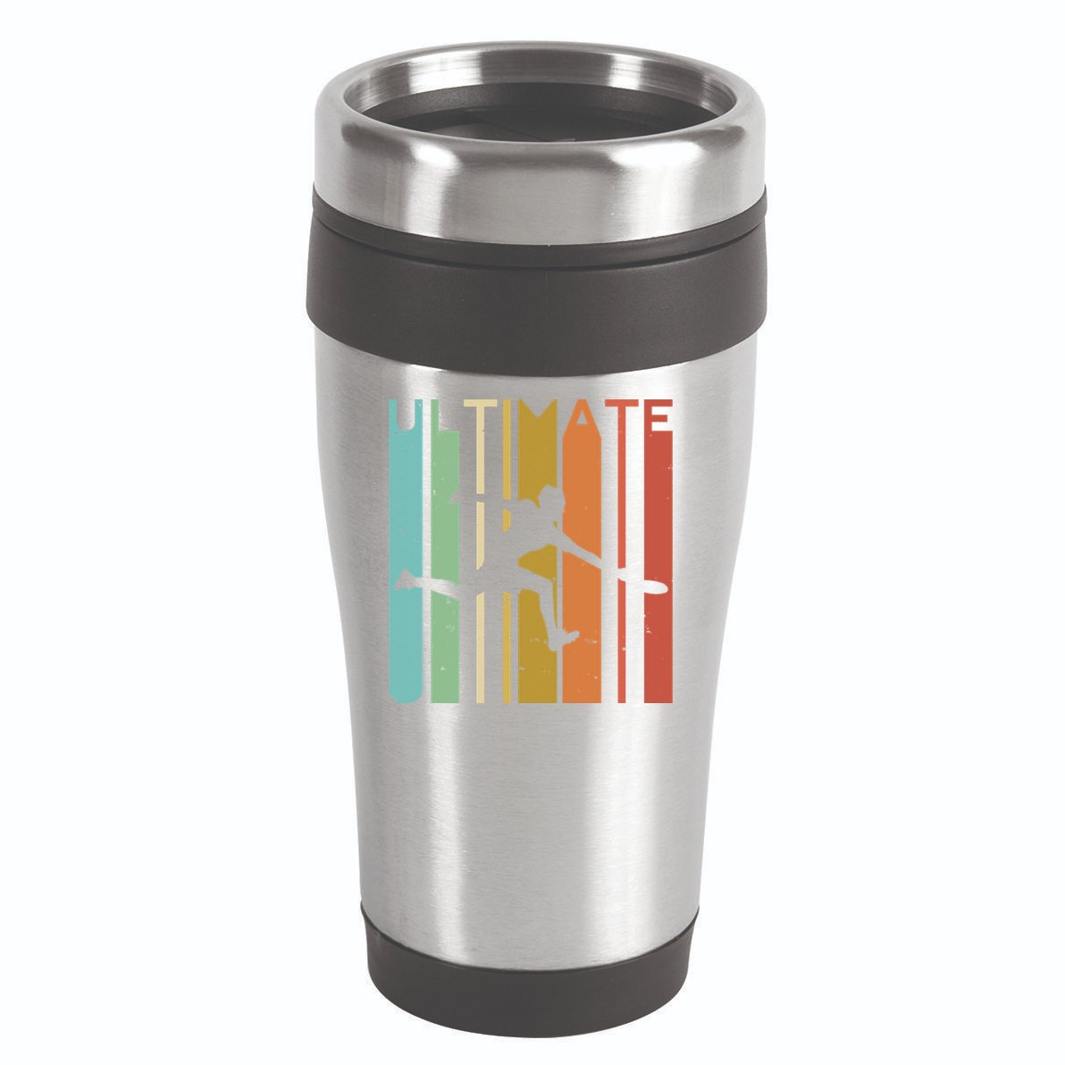 Ultimate Frisbee Retro Player Flying Disc College Cute Gift 16oz Travel Tumbler