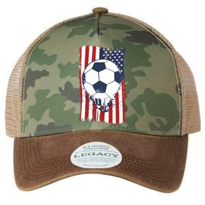 USA Flag Soccer Lover Legacy Tie Dye Trucker Hat