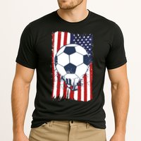 USA Flag Soccer Lover Cooling Performance Crew T-Shirt