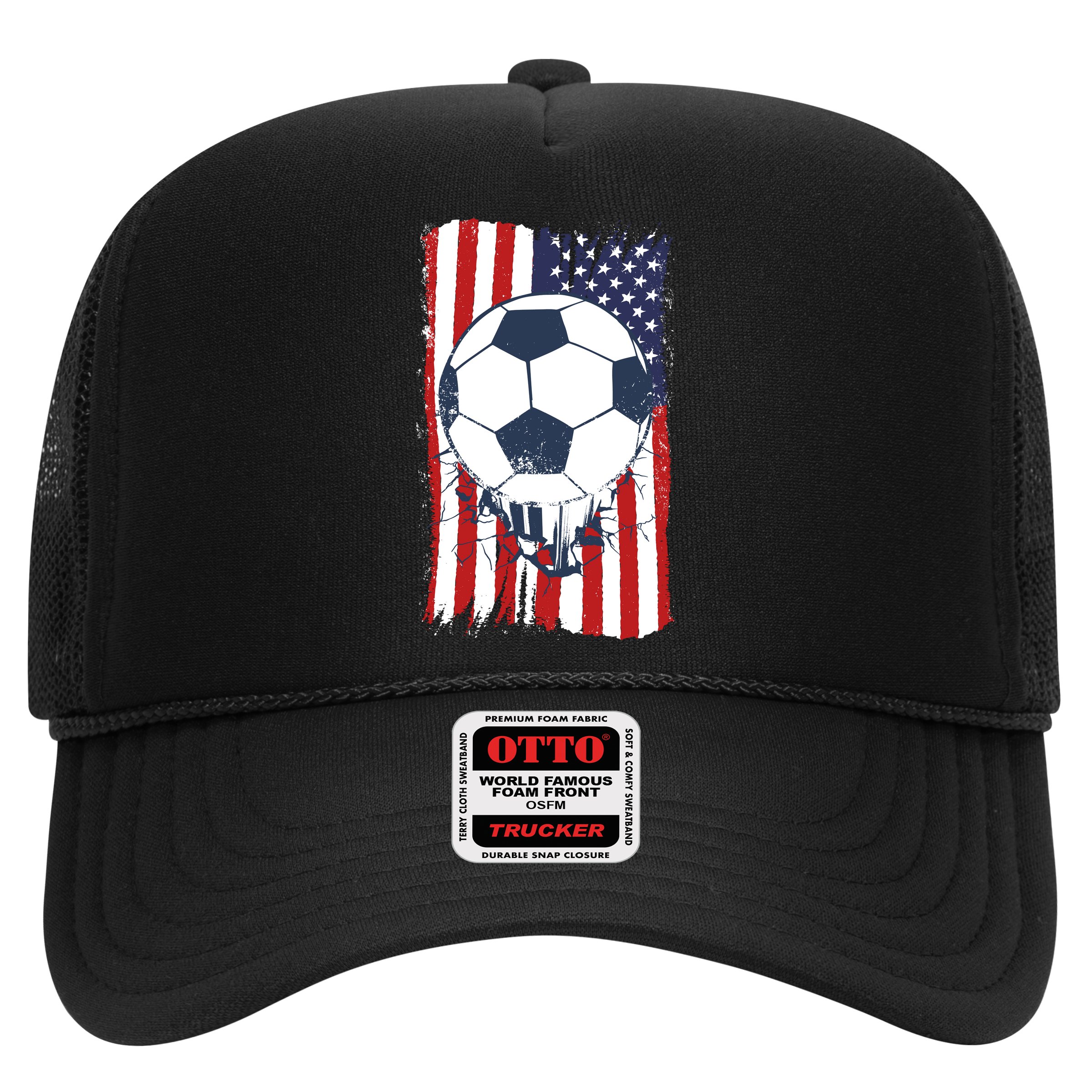 USA Flag Soccer Lover Hat
