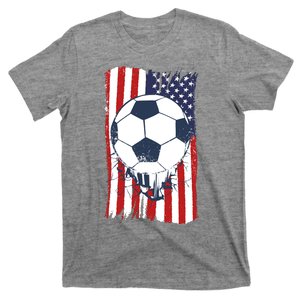 USA Flag Soccer Lover T-Shirt