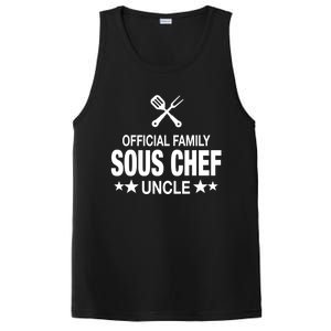 Uncle Family Sous Chef Funny Cooking Uncle Gift PosiCharge Competitor Tank