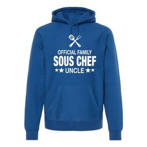 Uncle Family Sous Chef Funny Cooking Uncle Gift Premium Hoodie