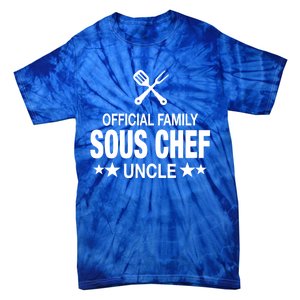 Uncle Family Sous Chef Funny Cooking Uncle Gift Tie-Dye T-Shirt