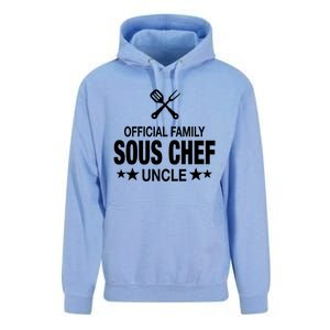 Uncle Family Sous Chef Funny Cooking Uncle Gift Unisex Surf Hoodie