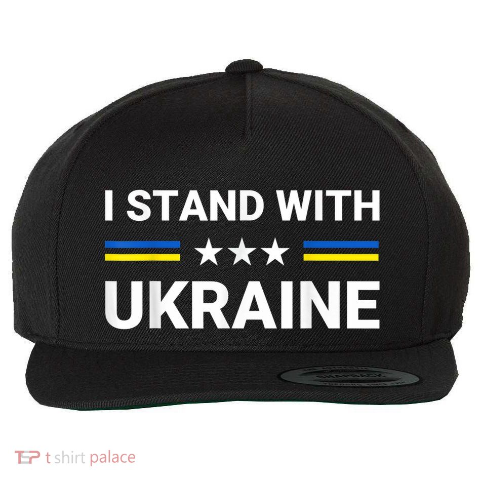 Ukrainian Flag Support Ukraine Freedom I Stand With Ukraine Meaningful Gift Wool Snapback Cap