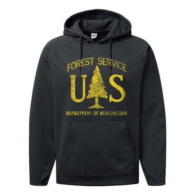 Us Forest Service Performance Fleece Hoodie