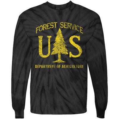 Us Forest Service Tie-Dye Long Sleeve Shirt