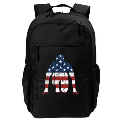 USA Flag Sprinter Track and Field Running Daily Commute Backpack