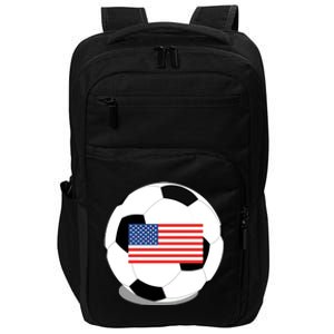 Usa Flag Soccer Fan Long Sleeve Impact Tech Backpack