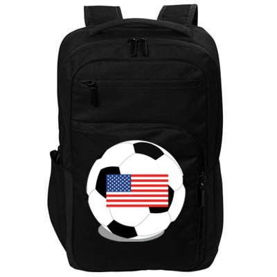 Usa Flag Soccer Fan Long Sleeve Impact Tech Backpack