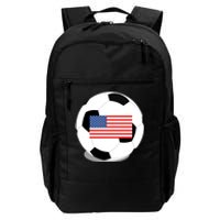 Usa Flag Soccer Fan Long Sleeve Daily Commute Backpack