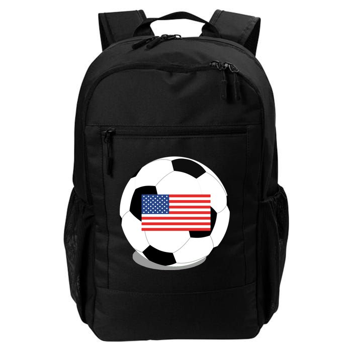 Usa Flag Soccer Fan Long Sleeve Daily Commute Backpack