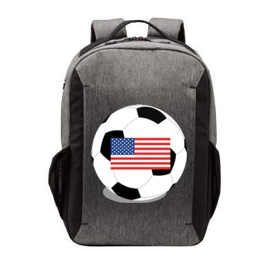 Usa Flag Soccer Fan Long Sleeve Vector Backpack