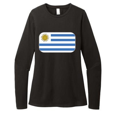 Uruguay Flag Soccer Team World Cup 2022 Womens CVC Long Sleeve Shirt