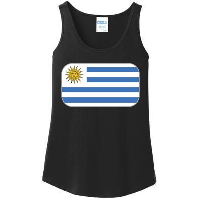 Uruguay Flag Soccer Team World Cup 2022 Ladies Essential Tank