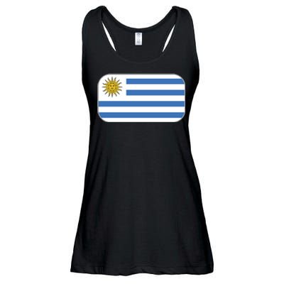 Uruguay Flag Soccer Team World Cup 2022 Ladies Essential Flowy Tank