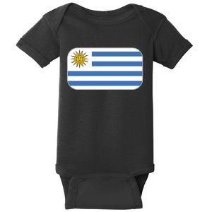 Uruguay Flag Soccer Team World Cup 2022 Baby Bodysuit